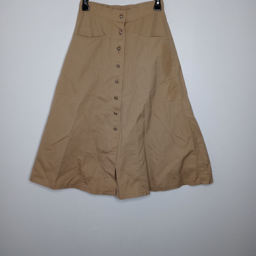 Vintage Simon Ellis tan skirt